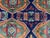 Textile Green & Navy Blue Geometric Tribal Wool Area Rug, 5' X 6'7" For Sale - Image 7 of 16