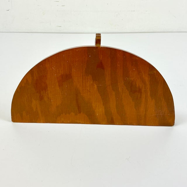 1960s Vintage Americana Boho Chic Folk Art Fret Work Pine Wall Bracket Shelf For Sale - Image 12 of 15