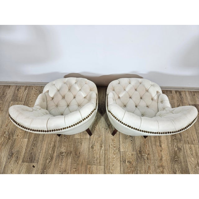 Chesterfield Armchairs, England, 1960s, Set of 2 For Sale - Image 11 of 16