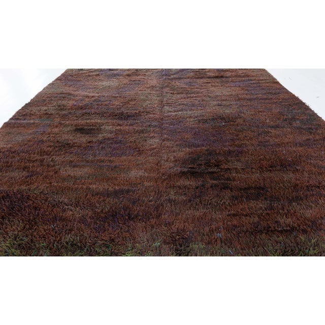 Mid 20th Century Doris Leslie Blau Vintage Swedish Rya Rug For Sale - Image 5 of 9