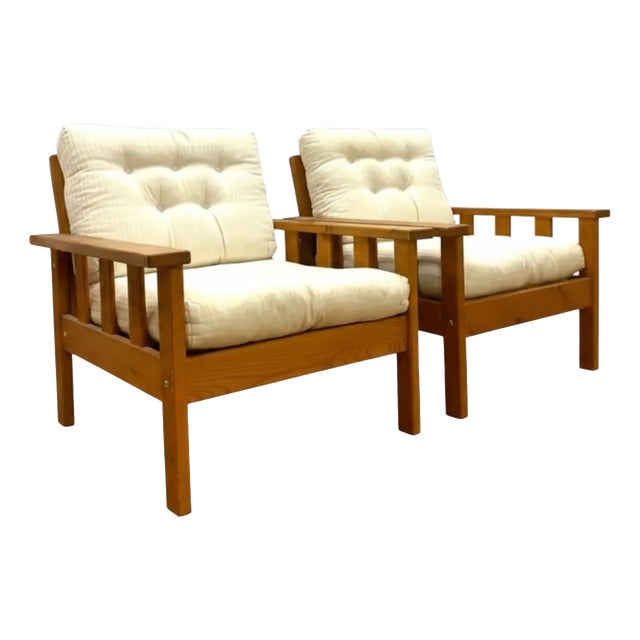 Armchairs by Ikea, Late 20th Century, 1970, Set of 2 For Sale