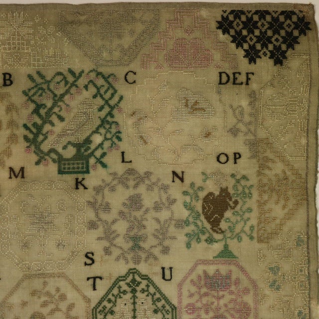 Antique Quaker Sampler, 1809, Mary Grigg, Banwell For Sale - Image 4 of 18