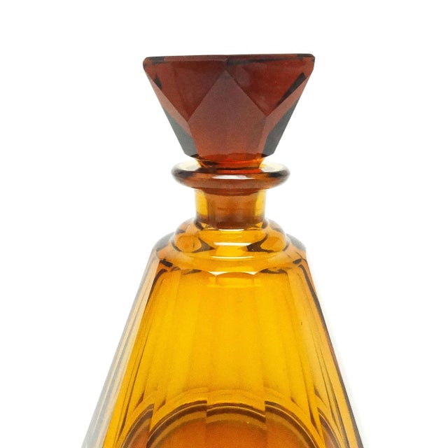 Art Deco Carafe from Moser, Czechoslovakia, 1930s For Sale - Image 9 of 12
