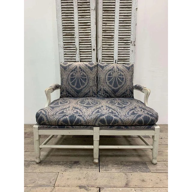 Mid 20th Century Gripsholm Painted Swedish Two Seat Sofa For Sale - Image 4 of 13