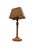 1940s Neo-Classical Fluted Walnut Table Lamp on an Oval Base, 1940s For Sale - Image 5 of 18