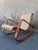 Brown Mid-Century Modern Dondolo Rocking Chair by Luigi Crassevig, 1970s For Sale - Image 8 of 18