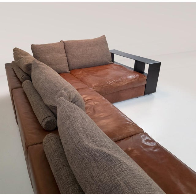 Textile Groundpiece Modular Sofa by Antonio Citterio for Flexform, Italy, 2010s, Set of 6 For Sale - Image 7 of 15