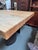 Industrial Butcher Block Table For Sale In San Francisco - Image 6 of 12