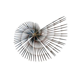 Metal Nautilus Small Metal Wall Hanging For Sale