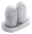 Marmora Marble Salt and Pepper Shaker on Tray For Sale