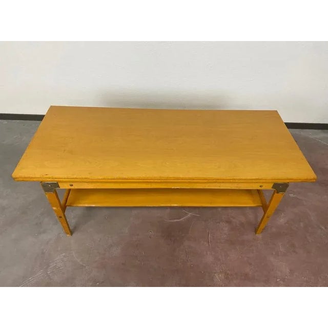 Vintage adjustable conference table. After spreading changes to dining table. Outspread dimensions 72x109x135. Original...