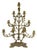 Seven-Light Figural Brass Candelabra Withe Jolly Dancers & Musicians For Sale
