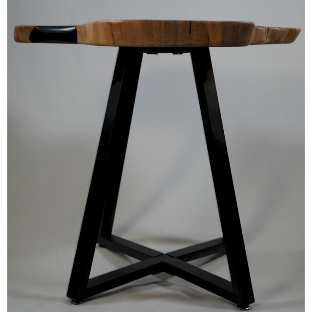 2020s Slanted Table No. 2 – Organic Modern Coffee Table in Spalted Maple For Sale - Image 5 of 10