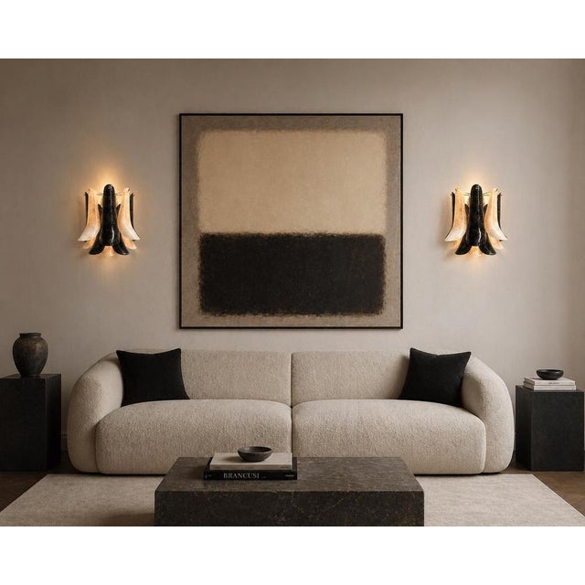 Italian Murano Sconces, 1970s, Set of 4 For Sale - Image 4 of 10