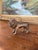 Bronze Likely Antique Possibly Hand-Cast Bronze Toned Lion Figurine With Folk Art Styling For Sale - Image 8 of 8