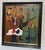 A very beautiful, large special edition print of "Rhythmic Characters" by Joan Miró. It features a craquelure finish,...