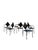 Metal Kite Chairs by Anna Anselmi for Bieffeplast, 1980s, Set of 6 For Sale - Image 7 of 7