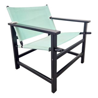 Vintage Safari Chair from Hyllinge Møbler, Denmark, 1970s For Sale