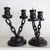 Pair of Spanish Revival Brutalist Chain Candleabras by Lobeco of Spain For Sale - Image 11 of 11