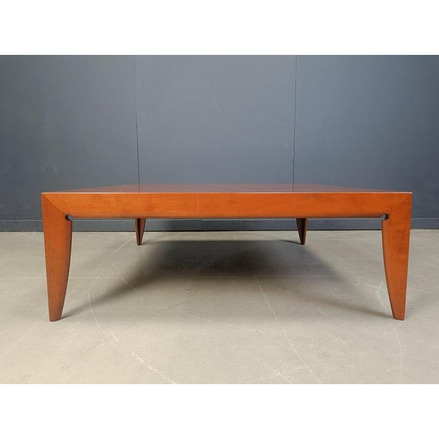 Brown Vintage Coffee Table attributed to Giorgetti, 1990 For Sale - Image 8 of 12