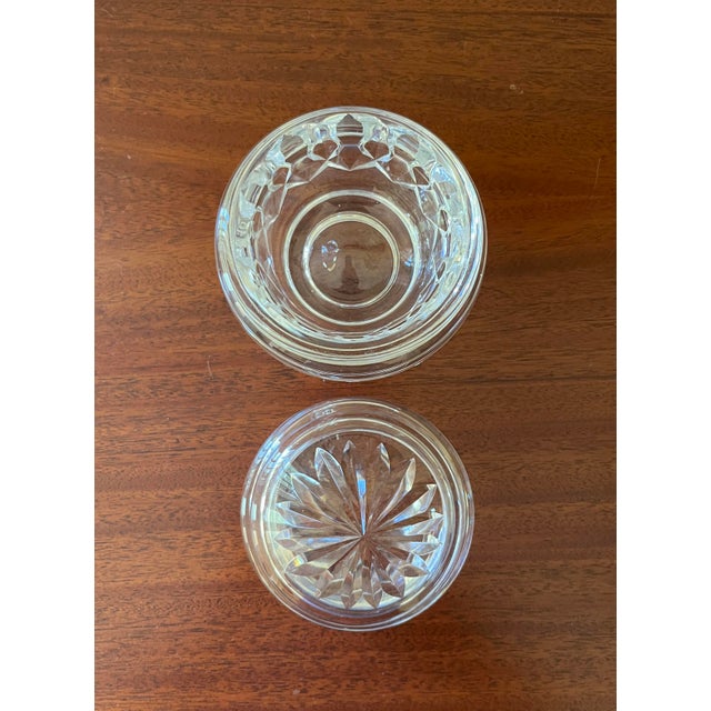 Mid 20th Century Waterford Crystal Covered Dish For Sale - Image 10 of 12