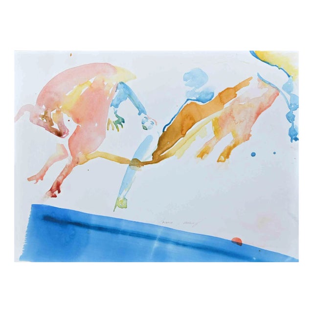 Anastasia Kurakina, Vol en Beauf, Watercolor, 2018 For Sale