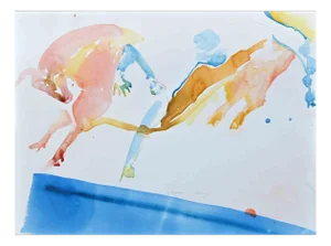 Anastasia Kurakina, Vol en Beauf, Watercolor, 2018