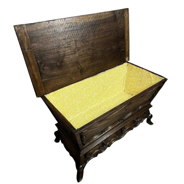 Louis XV Style Dough Kneading Tub in Walnut For Sale - Image 4 of 8