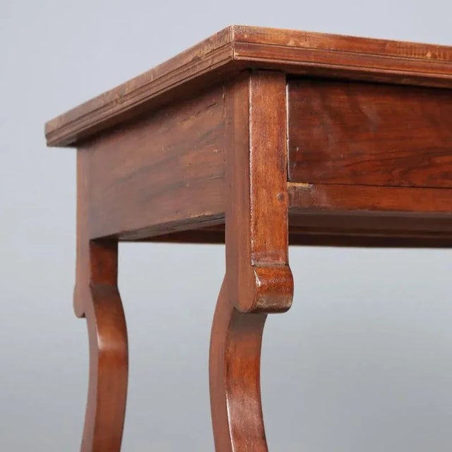 Walnut Writing Desk, Italy, Late 19th Century For Sale - Image 5 of 9
