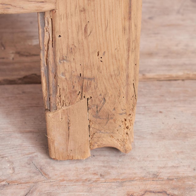 Rustic Console Table in Wood For Sale - Image 9 of 18