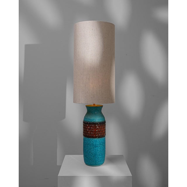 20th Century German Ceramic Table Lamp For Sale - Image 4 of 18