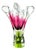 Model 316/1/25 Pink and Green Art Glass Vase by Josef Hospodka for Chřibská, Czechoslovakia, 1960s For Sale