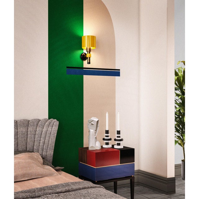 Contemporary Large Proportion Bedside Table by Malabar For Sale - Image 3 of 4