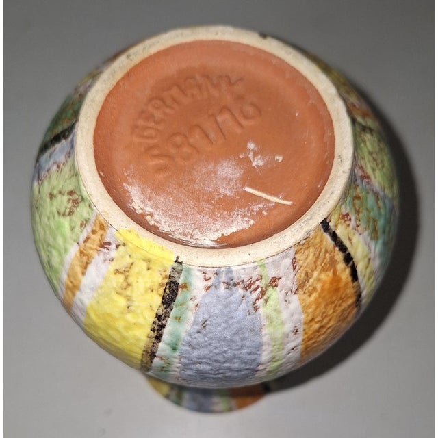 Mid-Century Ceramic Vase from Jasba, 1950s For Sale - Image 4 of 5