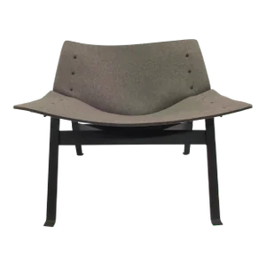 New Felt Panel Lounge Chair by Capdell in Grey