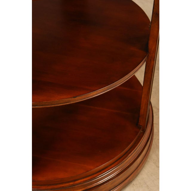 Ethan Allen Townhouse Collection Round Library Side Table For Sale - Image 11 of 18