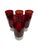 Mid-Century Modern 1970s French Luminarc Cavalier Ruby Wine Glasses - Set of 6 For Sale - Image 3 of 11