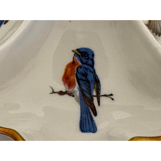 1940’s Limoges, France Divided Porcelain Dish Trimeed in 24k Gold For Sale In Boise - Image 6 of 7