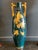 Antique Gustave Asch Blue Green and Gold Porcelain Vase For Sale - Image 4 of 5