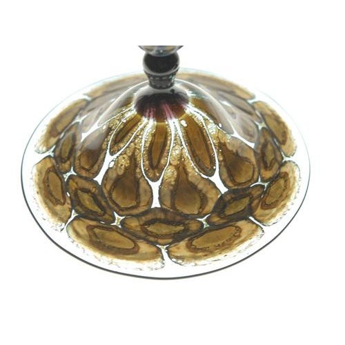 Glass Turtoise Murano Glass Goblets from Pauly & Co., Set of 2 For Sale - Image 7 of 18