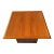 1980s Vejle Stole & Mobelfabrik Danish Modern Teak Pedestal Base Square Coffee Table For Sale