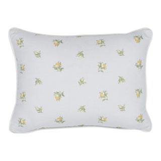 Schumacher Margie Floral Pillow 16" x 12" in Marigold For Sale