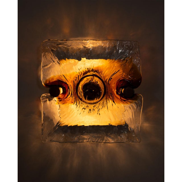 1960s Small Wall Lamp by Toni Zuccheri for Venini, Italy, 1960s For Sale - Image 5 of 13