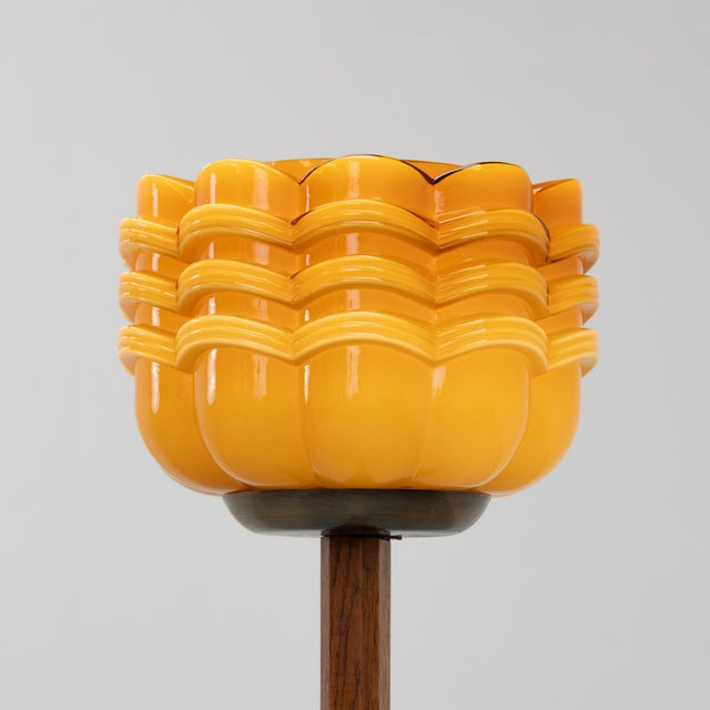 Brown Art Deco Dutch Floor Lamp, 1920s For Sale - Image 8 of 15