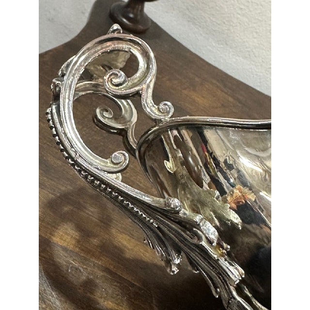 Silver Baroque Style Centerpiece in 800 Silver, Italy, 1950s For Sale - Image 8 of 16