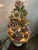 Mid-Century Modern flowered topiary tree lamp. In the style of Capodimonte. All flowers and decorations are hand-formed....