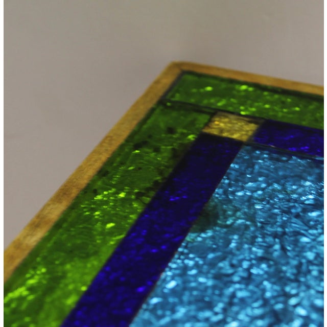 Mid-Century Modern Small Colorful Vintage Occasional Table | Georges Briard For Sale - Image 3 of 6