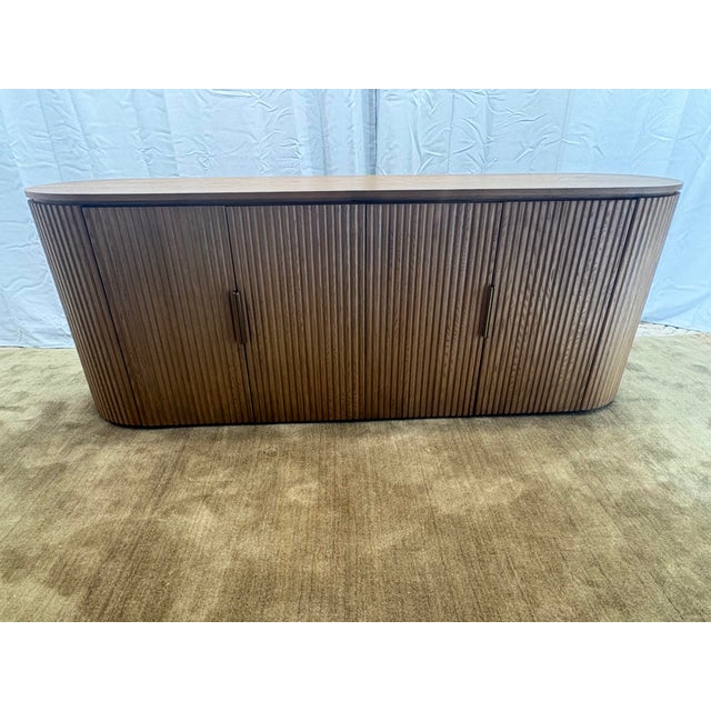 Rh Byron 84" Sideboard Natural Oak Designed by Harrison & Nicholas Condos For Sale - Image 14 of 18