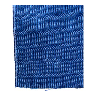 John Robshaw Sarwan Fabric Remnant in Lapis - 1.75 Yards For Sale
