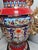 Metal Monumental Chinese Cloisonné Peace Vase | Master-Designed Gilt Dragon Handles With Box For Sale - Image 7 of 12